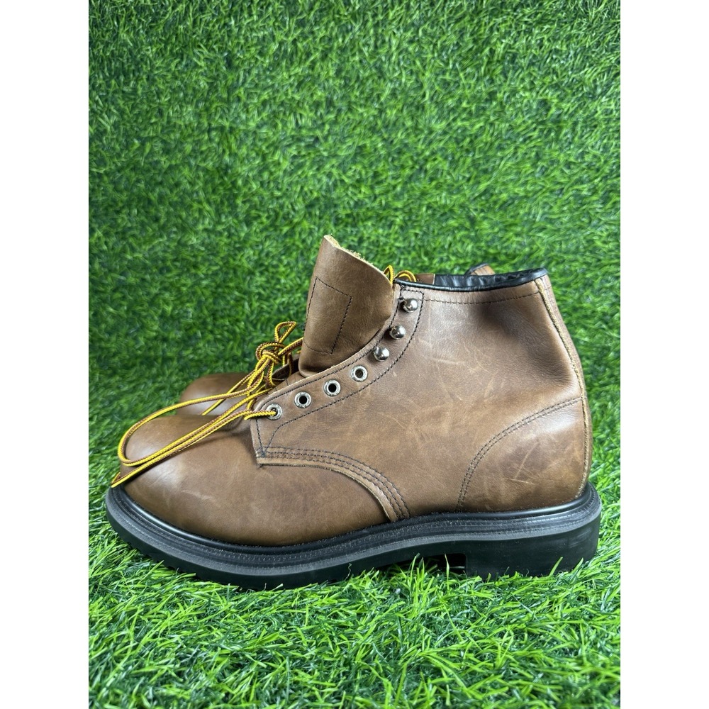 Red Wing Shoes 8243 Brown Leather Work Boots ASTM F2413-11 EH Size 9 E2
